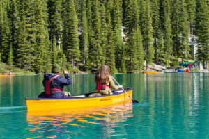 Moraine Lake Canoeing